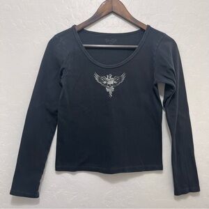 John Galt Skeleton Long Sleeve Shirt